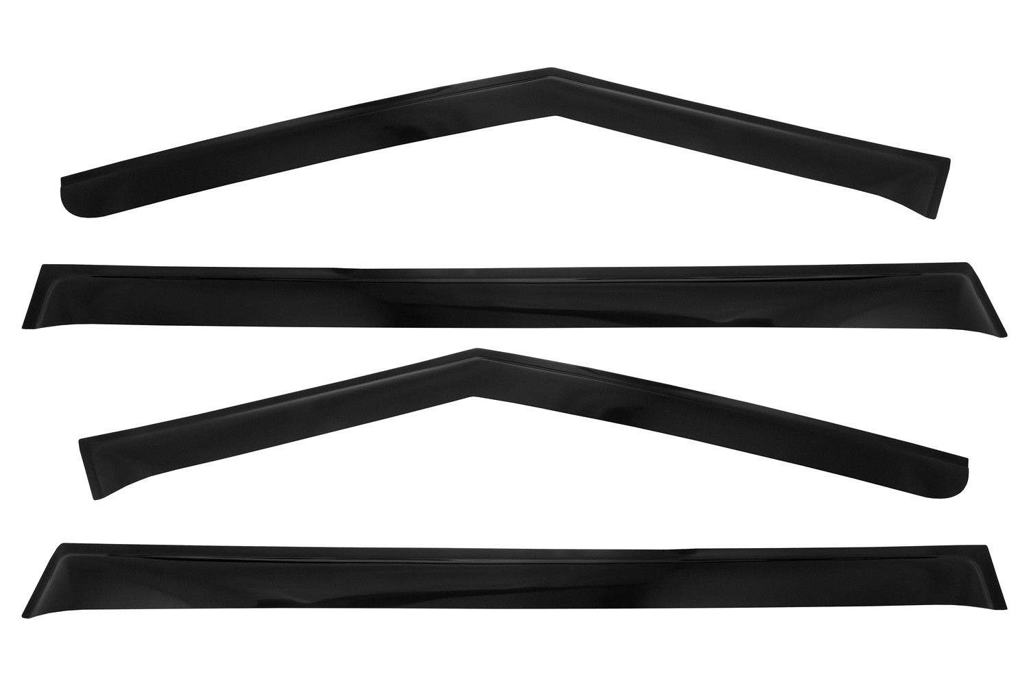 Дефлекторы окон для Hyundai Santa Fe V 2023-, накладной, 4 шт. / Хендай Санта Фе