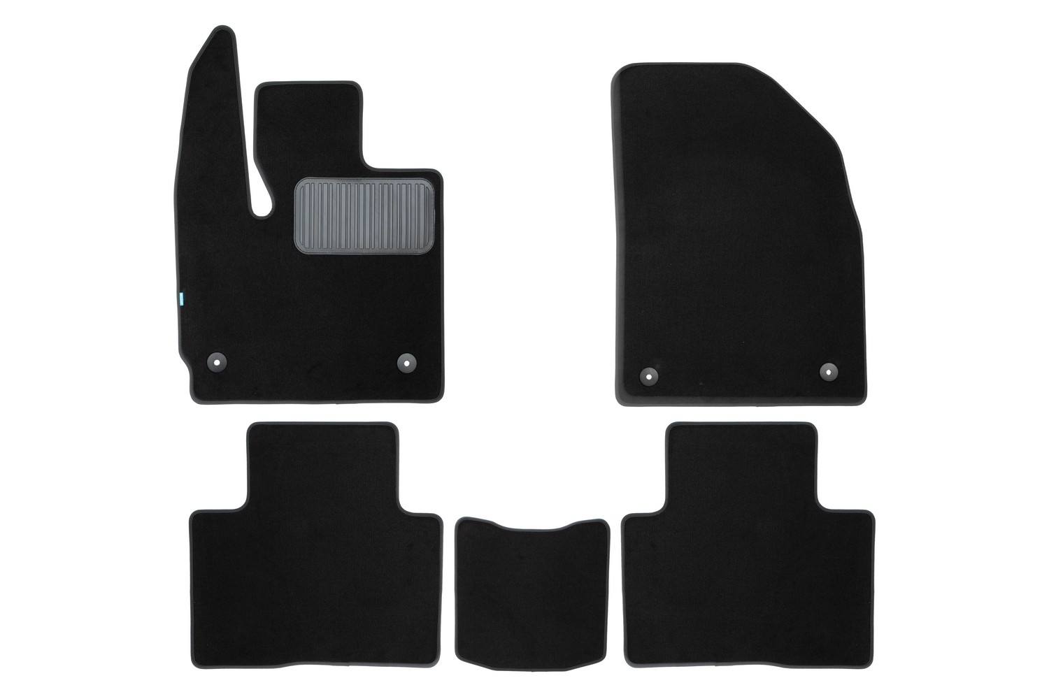 Коврики в салон Klever Premium, для EXEED TXL M32FL, 2021-, 5 шт. (текстиль) / Эксид ТХЛ