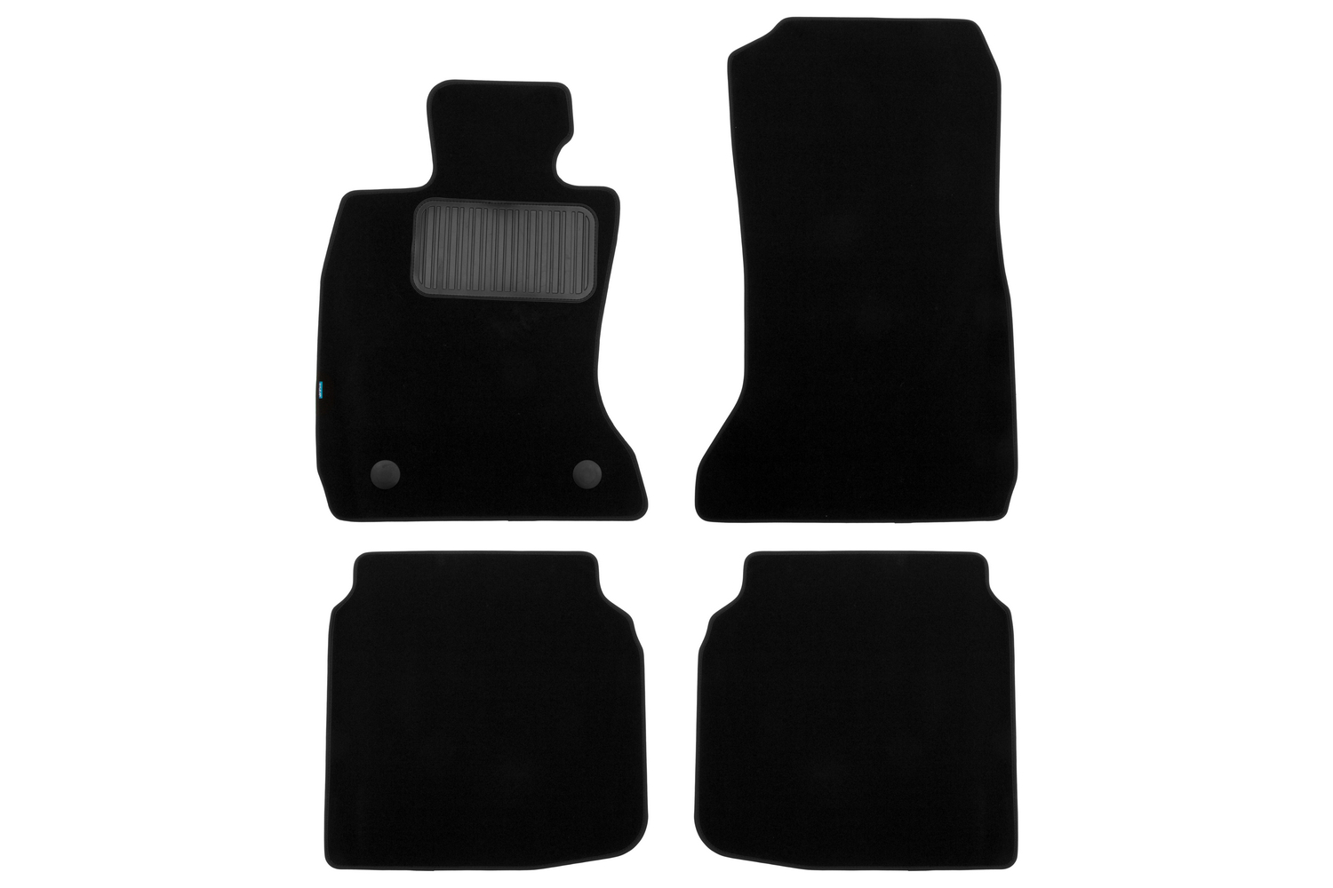 Коврики в салон Klever Premium BMW 7L F01/F02 АКПП 2008-2012, 2012-2015, сед., 4 шт. (текстиль) / БМВ 7 серии