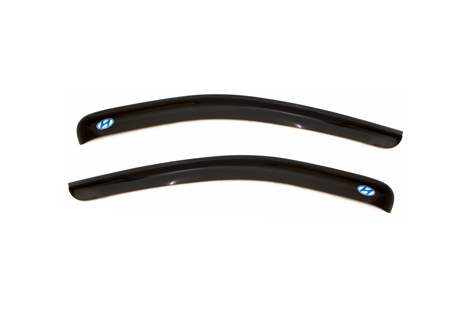 Дефлекторы окон для HYUNDAI STAREX H1 II 2007- (2 шт.), накладной / Хендай Н-1