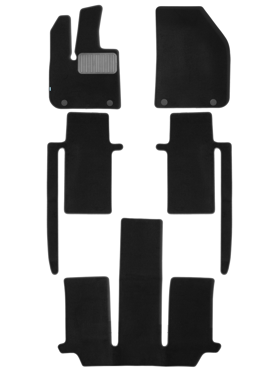 Коврики ворсовые для Lynk & Co 900 2025-н.в. Внедорожник 5 дв. 5 шт. коврики текстильные в салон Klever Premium