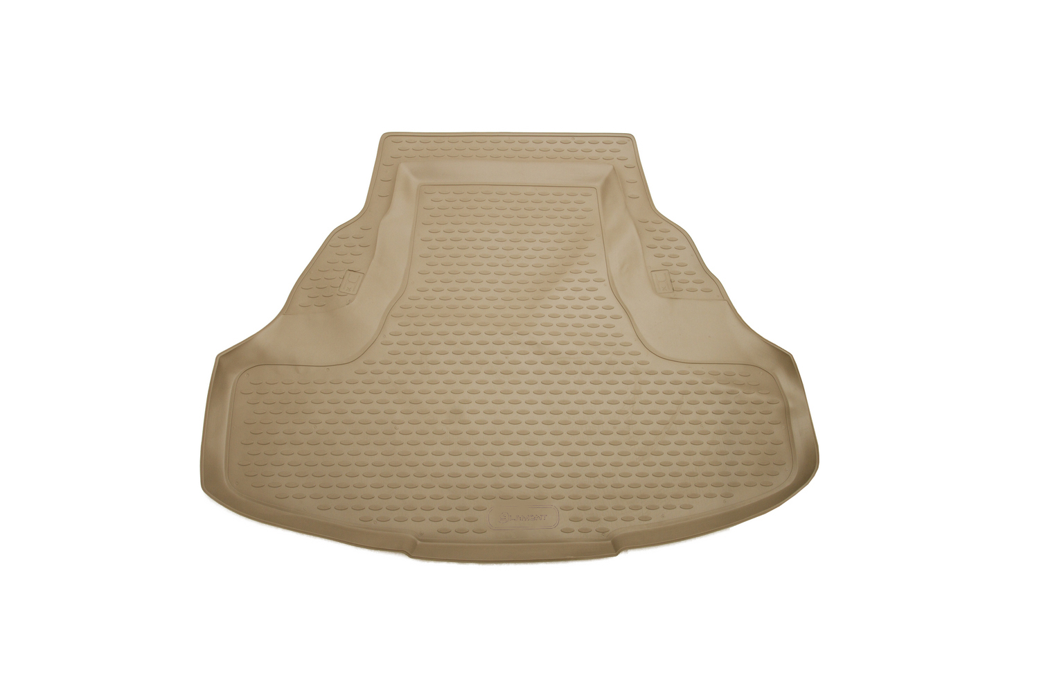 Коврик в багажник, для HONDA Accord (VIII) 2008-2012, седан. 1шт (полиуретан, бежевый) / Хонда Аккорд