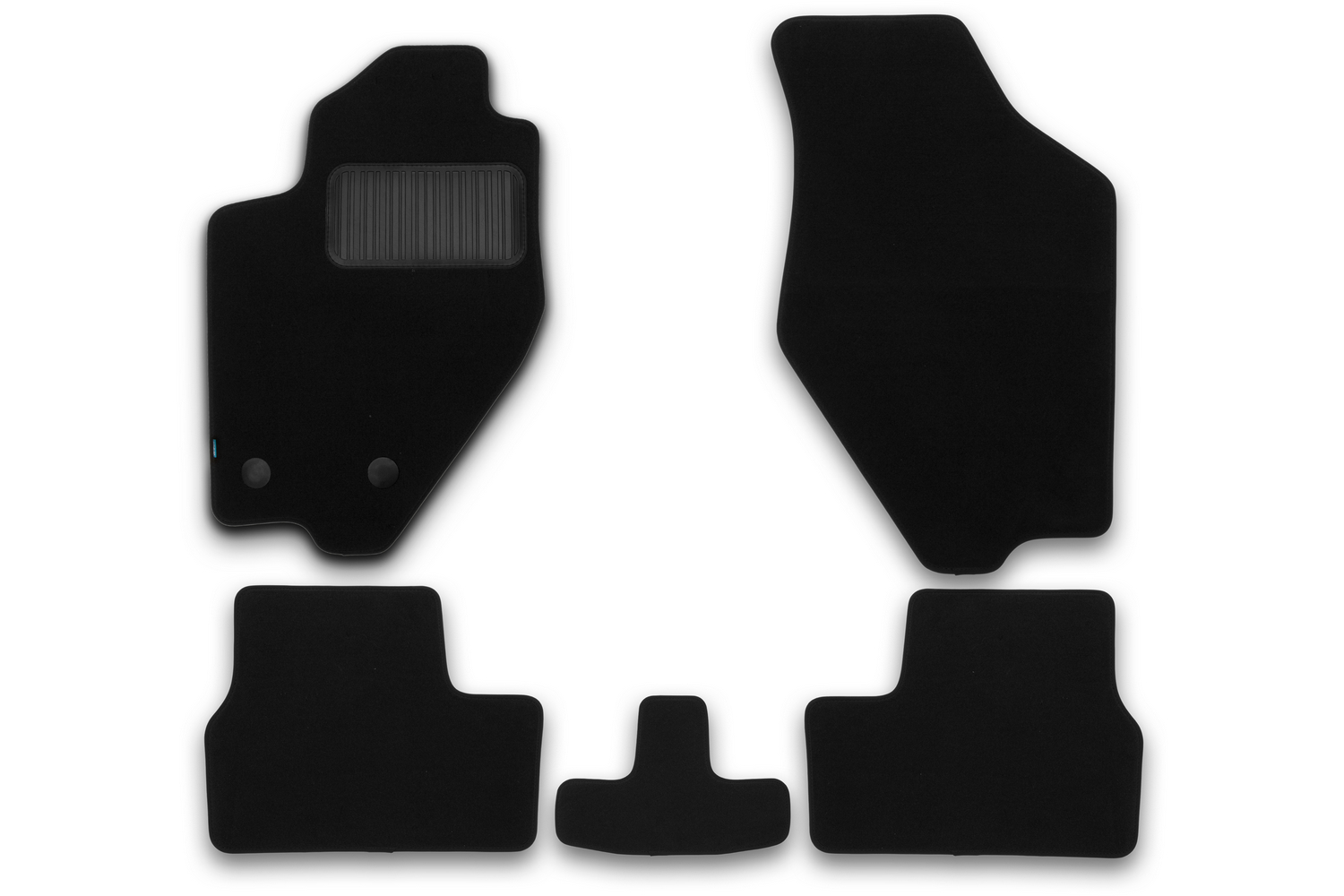 Коврики в салон Klever Premium LADA Granta I 2011-2018, 2018-, сед.,ун.,хб.,лб., 5 шт. (текстиль) / Лада Гранта