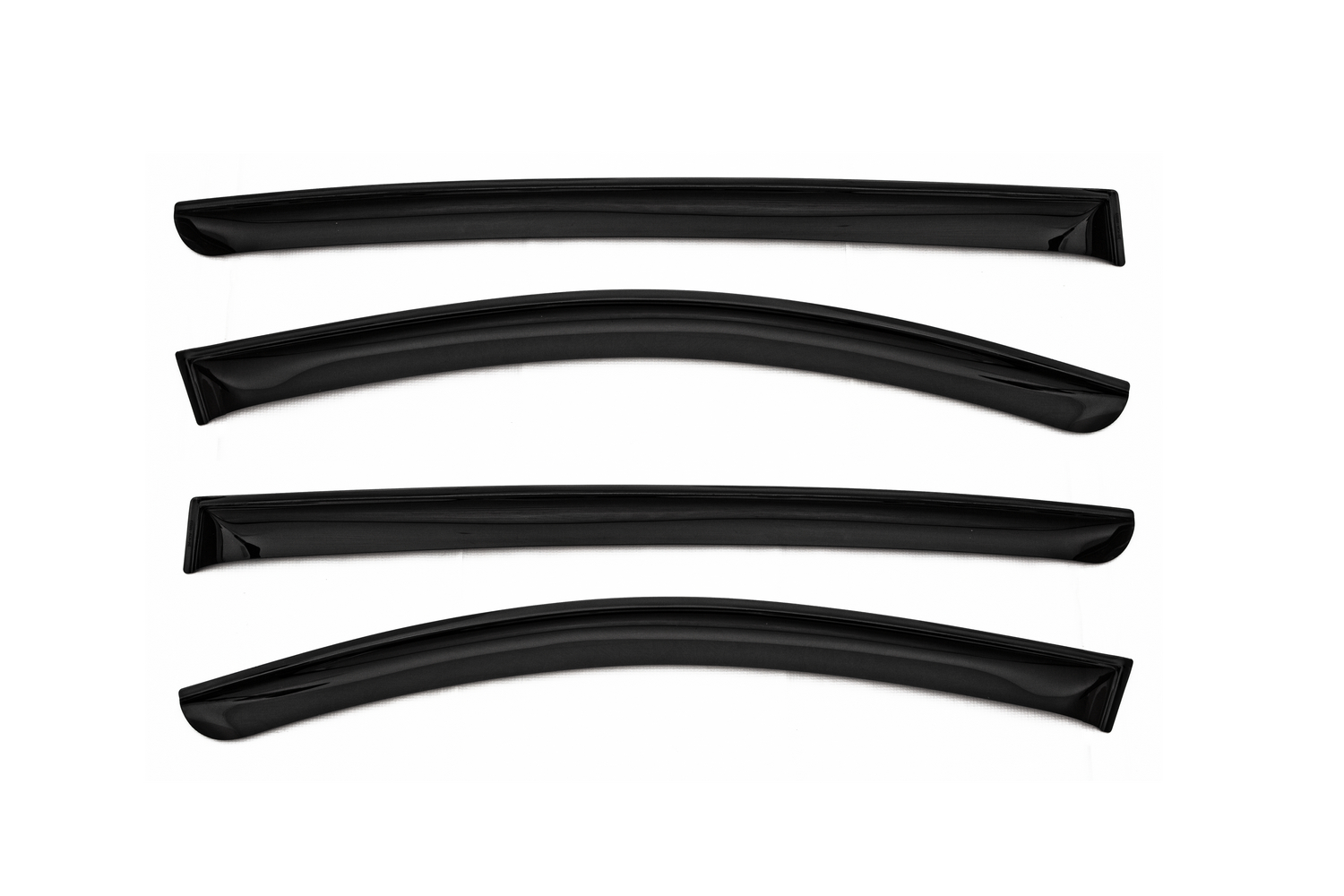 Дефлектор окон (НАКЛАДНОЙ скотч 3М) 4 шт. для KIA SPORTAGE III 2010-2016 кроссовер / Киа Спортаж