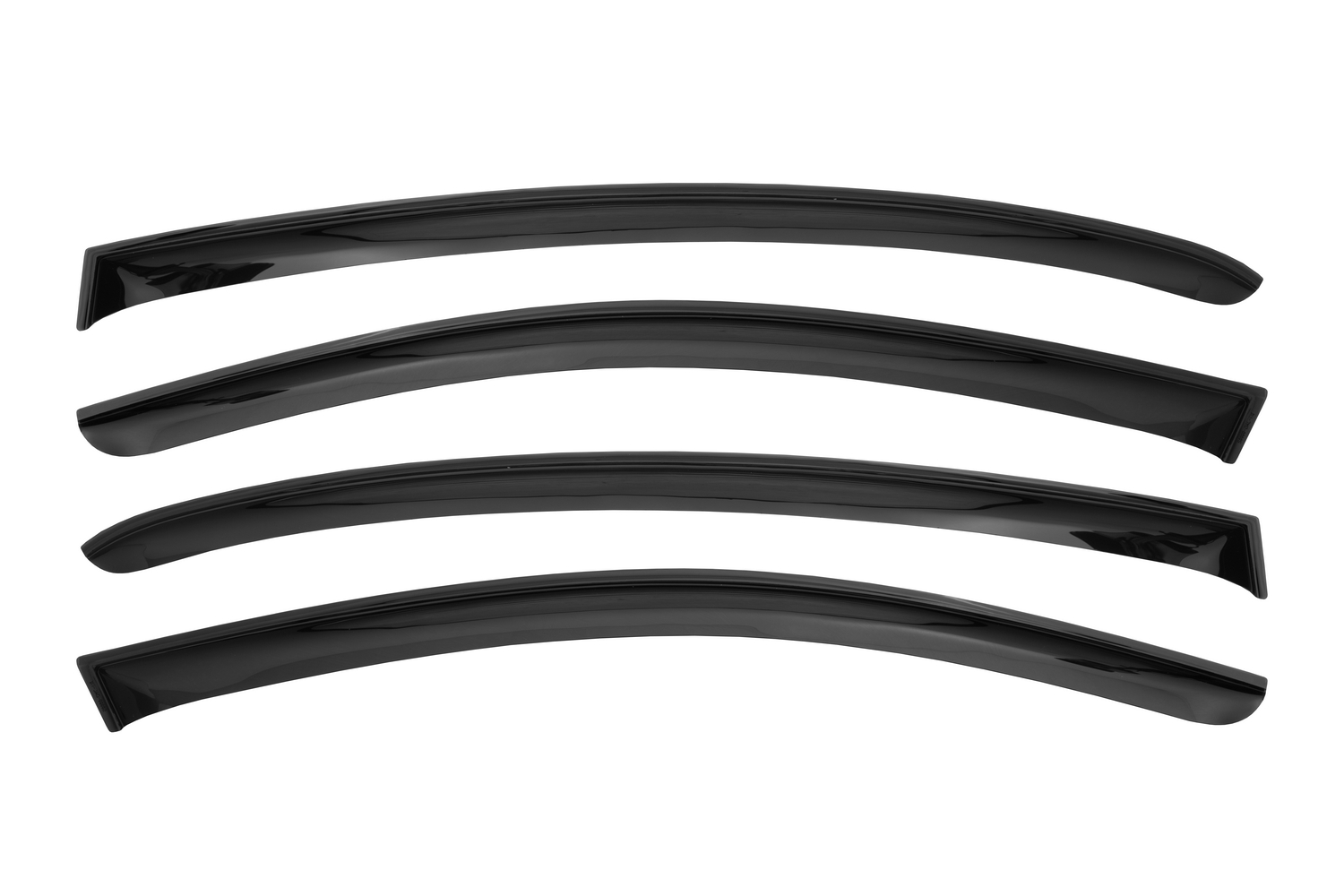 Дефлектор окон (НАКЛАДНОЙ скотч 3М) 4 шт., для JAGUAR XE седан, 2015- / Ягуар ХЕ