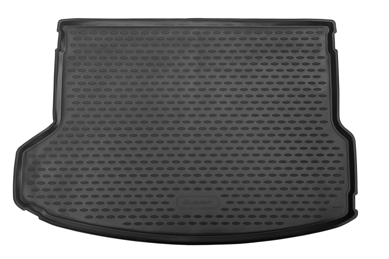 Коврик в багажник для KIA Seltos 2019-2022, 2WD/4WD с сабвуфером, Внедорожник 5 дв., 1шт. (полиуретан) / Киа Селтос