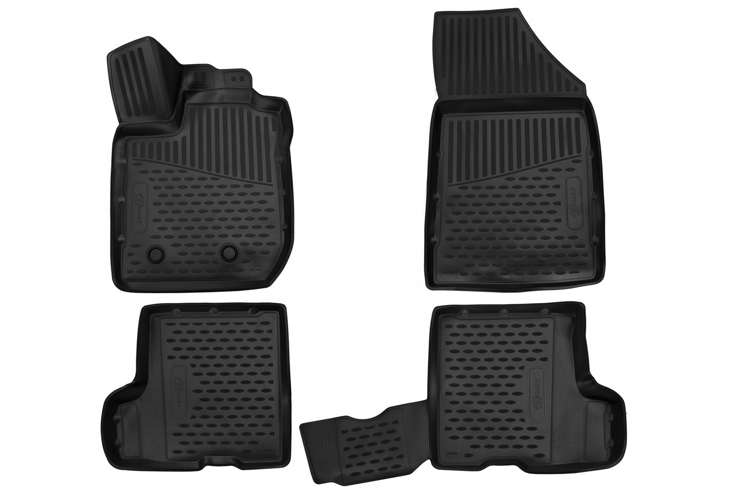 Коврики 3D в салон LADA Xray, 2015-, (компл. без ящика), 4 шт. (ПУ, повышенная износостойкость) / Лада Иксрей