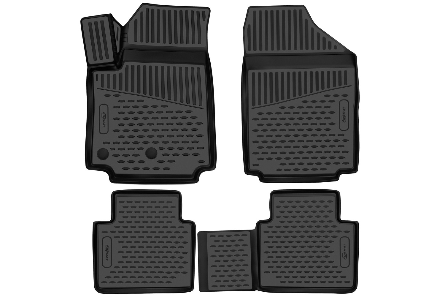 Коврики 3D в салон для EVOLUTE i-Joy (I) 2022-2025, 4шт. (ПУ, повышенная износостойкость) / Эволют Ай Джой