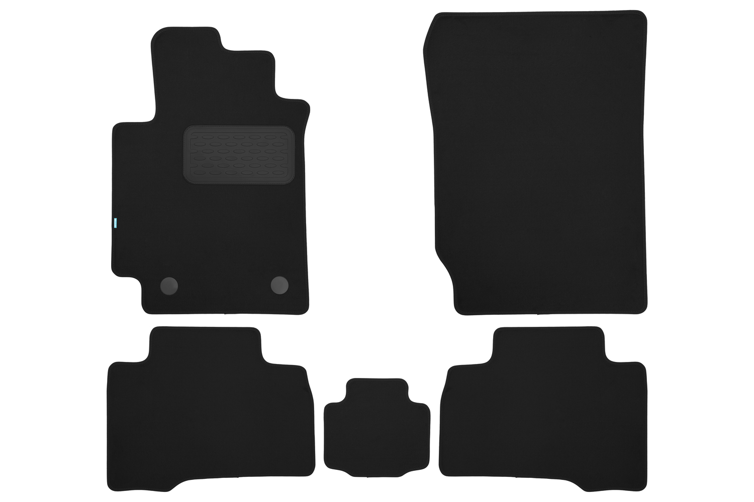 Коврики в салон Klever Premium SUZUKI Grand Vitara 5D 2005-2008, 2008-2012, 2012-2015, внед., 5 шт. (текстиль) / Сузуки Гранд витара