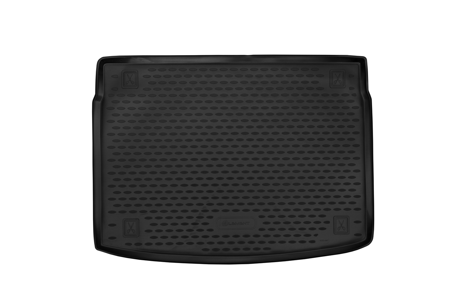 Коврик в багажник для KIA Ceed, 2018-, хб., дв.1,4 турбо, 1 шт (полиуретан) / Киа Сид