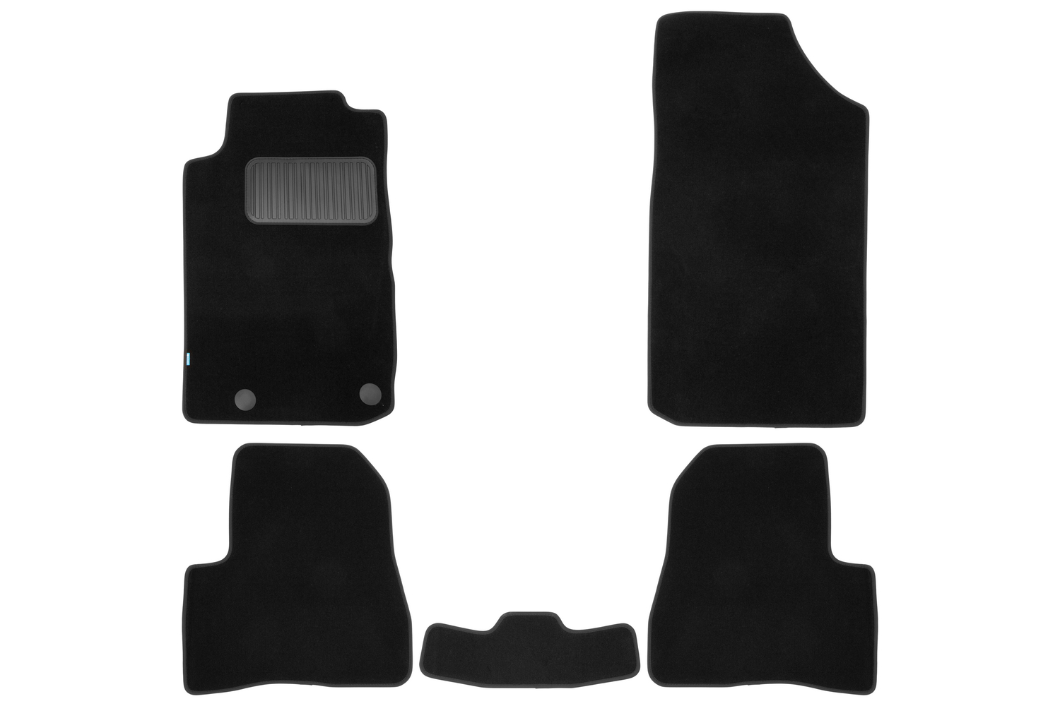 Коврики в салон Klever Premium PEUGEOT 206 1998-2012, сед., хб., 5 шт. (текстиль) / Пежо