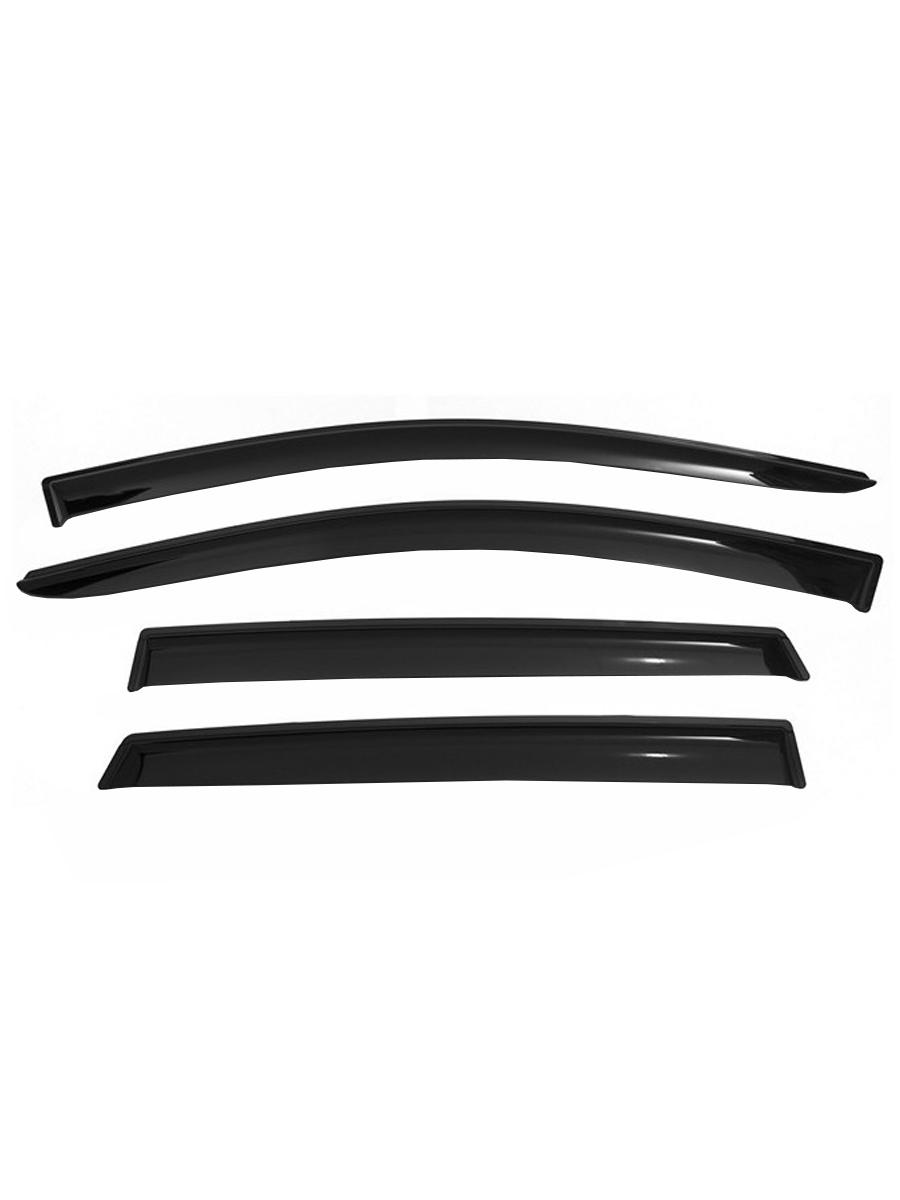 Дефлекторы окон Vinguru для LADA X-Ray 2015- /крос/накладные/скотч/к-т 4 шт./литьеовй поликарбонат / Лада Иксрей