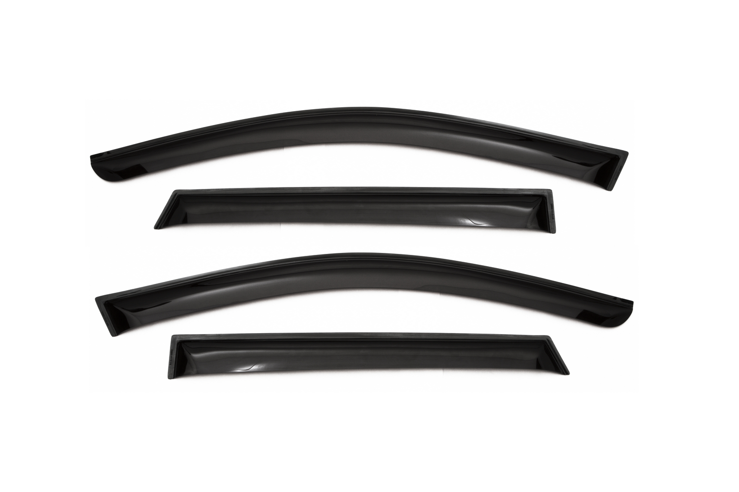 Дефлектор окон (НАКЛАДНОЙ скотч 3М) 4 шт., для DW HOWER H3 I 2017-, внедорожник / Ховер / Грейт Волл Ховер Н3