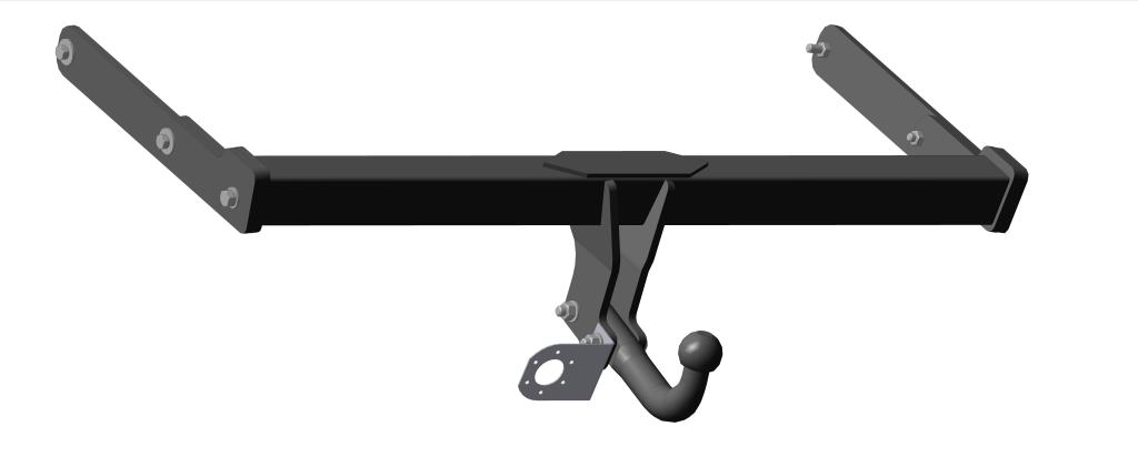 Фаркоп (ТСУ) на а/м SKODA Superb III Liftback, SW 2015-/ VOLKSWAGEN Passat B VIII  sedan, SW 2014- без электрики / Шкода Суперб