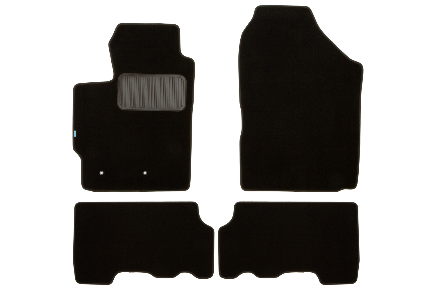 Коврики в салон Klever Premium TOYOTA Yaris АКПП 2005-2009, 2009-2012, хб., 4 шт. (текстиль) / Тойота Ярис