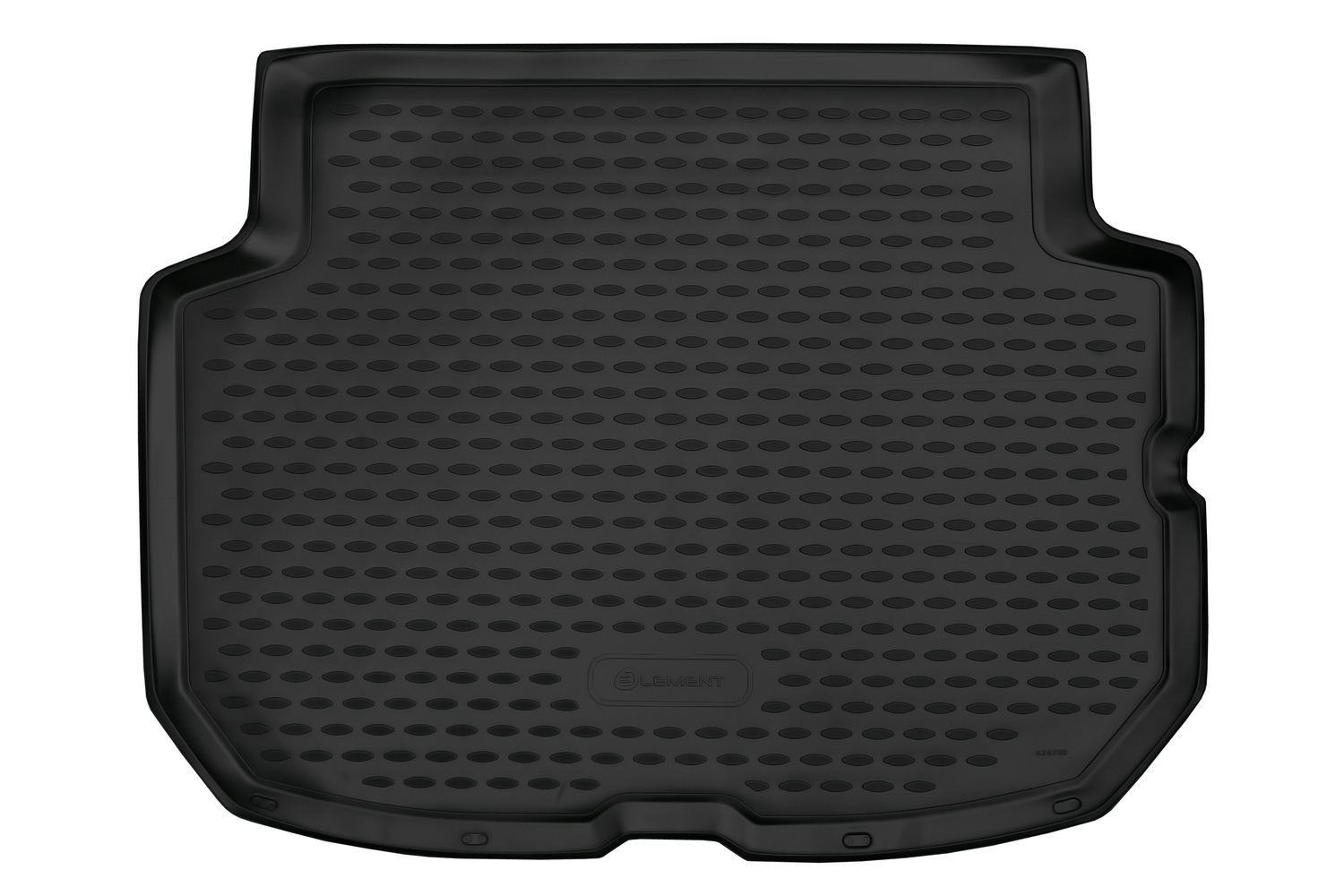 Коврик в багажник для NISSAN Leaf (I) 2010-2017, правый руль Хэтчбек, 5 дв., верхний с сабвуфером, 1шт. / Ниссан Лиф