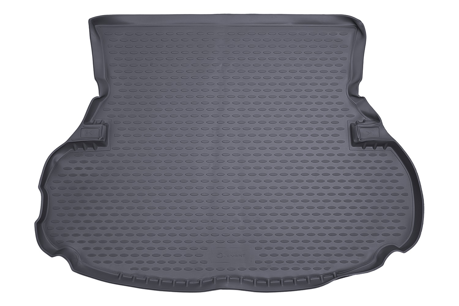 Коврик в багажник TOYOTA Highlander 2001-2007, кросс. (полиуретан, серый) / Тойота Хайлендер