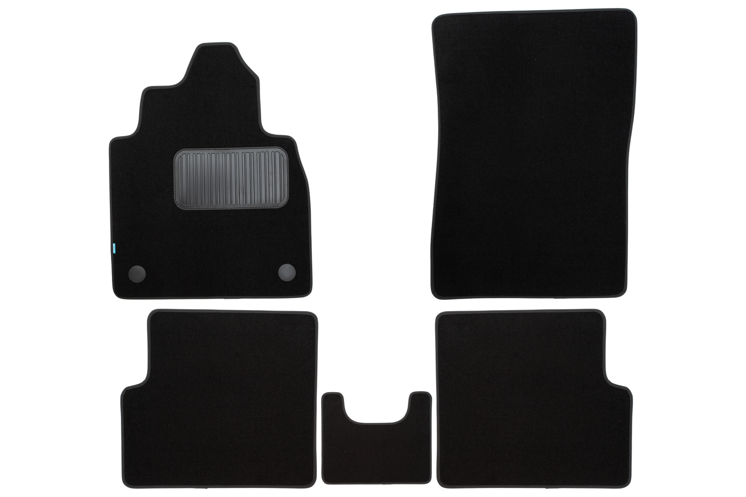 Коврики в салон Klever Premium MERCEDES-BENZ G-Class W463 (с подстаканниками) АКПП 2006-2008, 2008-2012, 2012-2015, 2015-2018, внед., 5 шт. (текстиль)