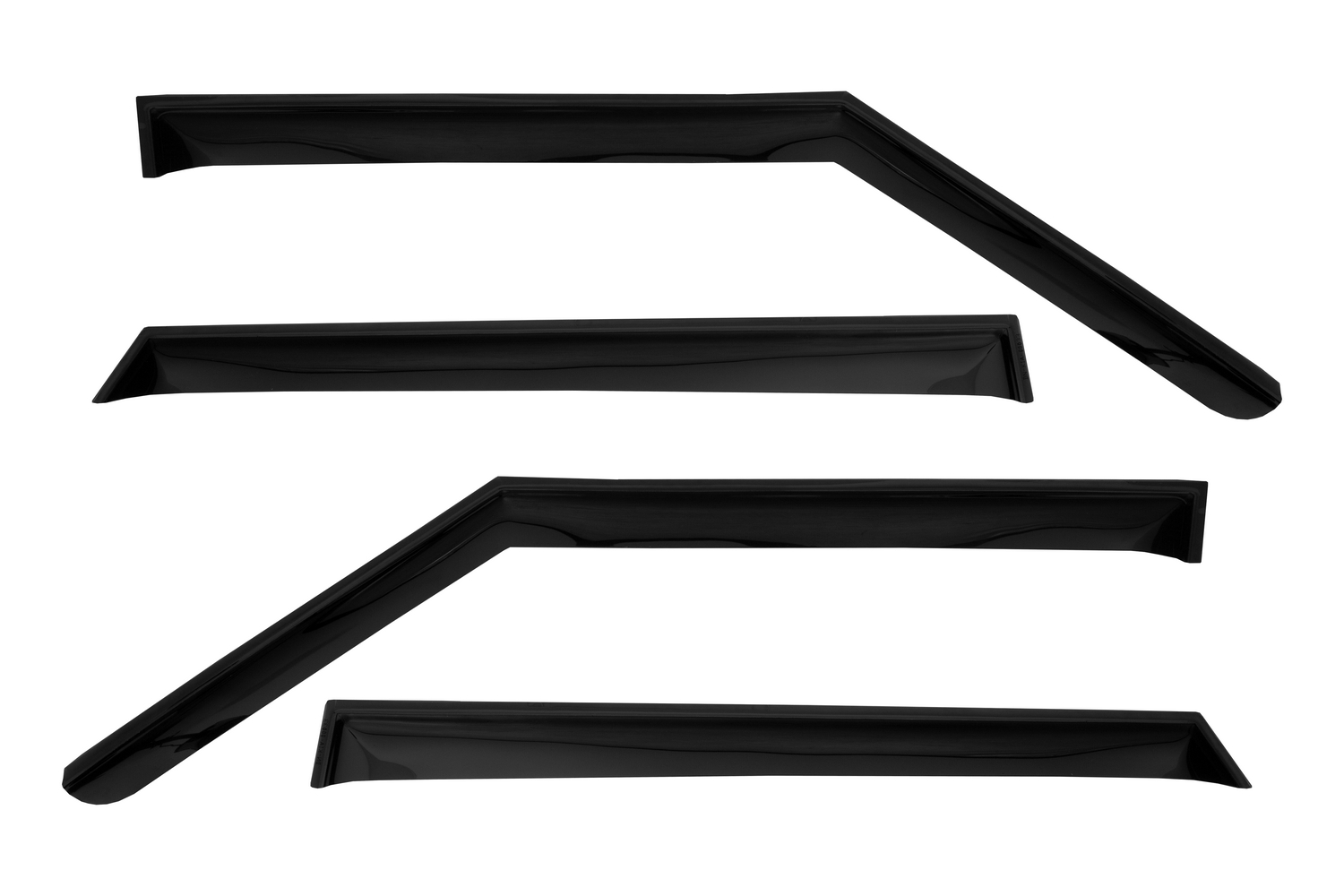 Дефлектор окон (НАКЛАДНОЙ скотч 3М) 4 шт., для KIA SOUL III 2019 -, хэтчбек / KIA SOUL III 2022 - (рестайлинг) / Киа Сол