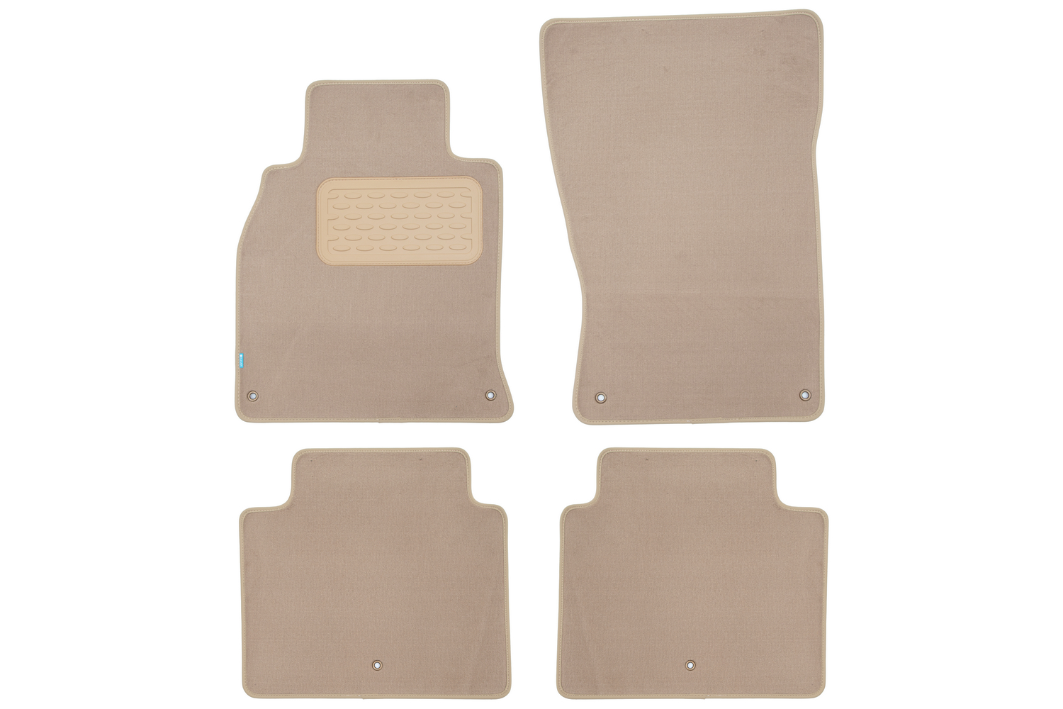 Коврики в салон Klever Premium INFINITI M 2010-2013, сед., 4 шт. (текстиль, бежевые) / Инфинити М