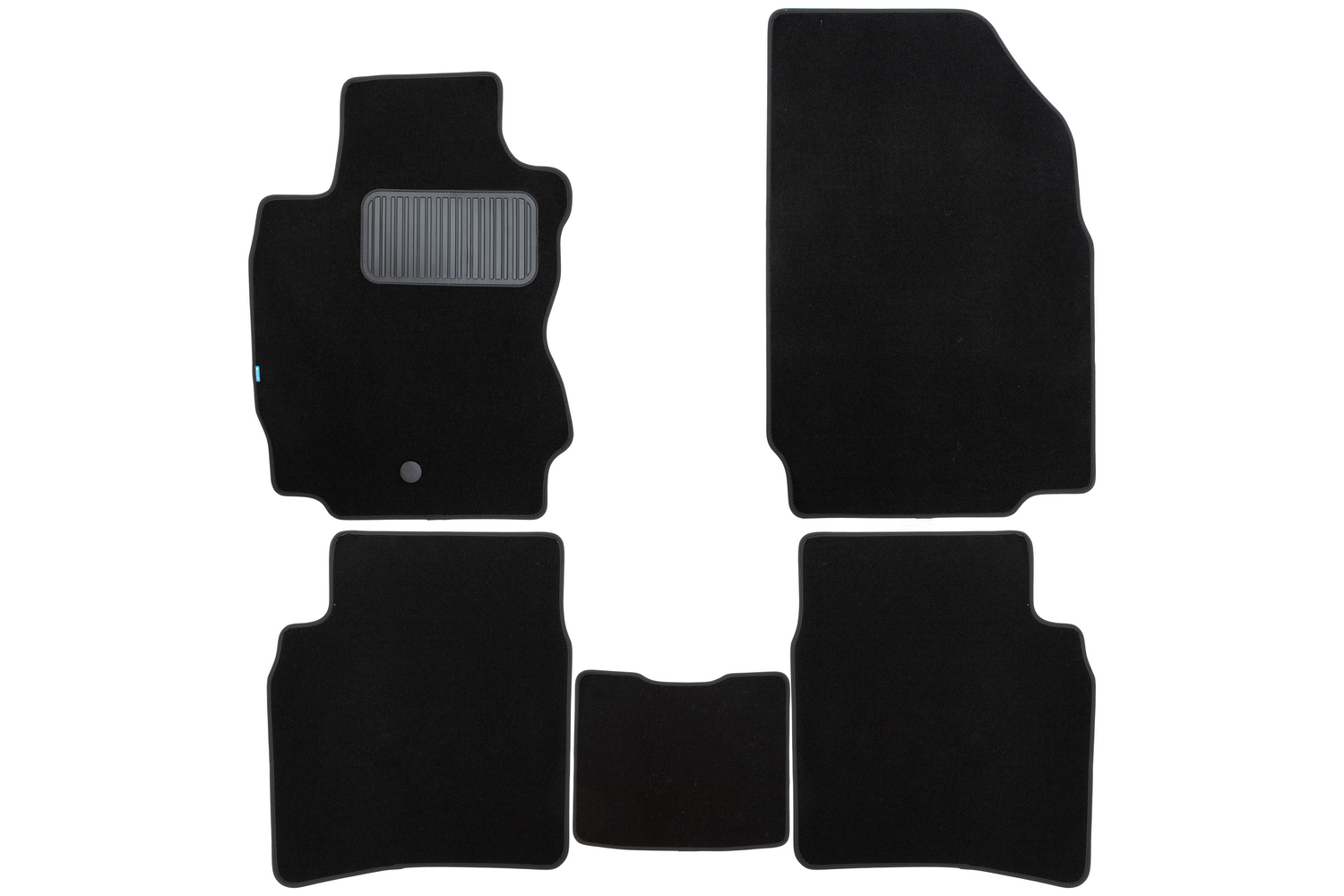 Коврики в салон Klever Premium NISSAN Note АКПП 2005-2009, 2009-2013, хб., 5 шт. (текстиль) / Ниссан Ноут