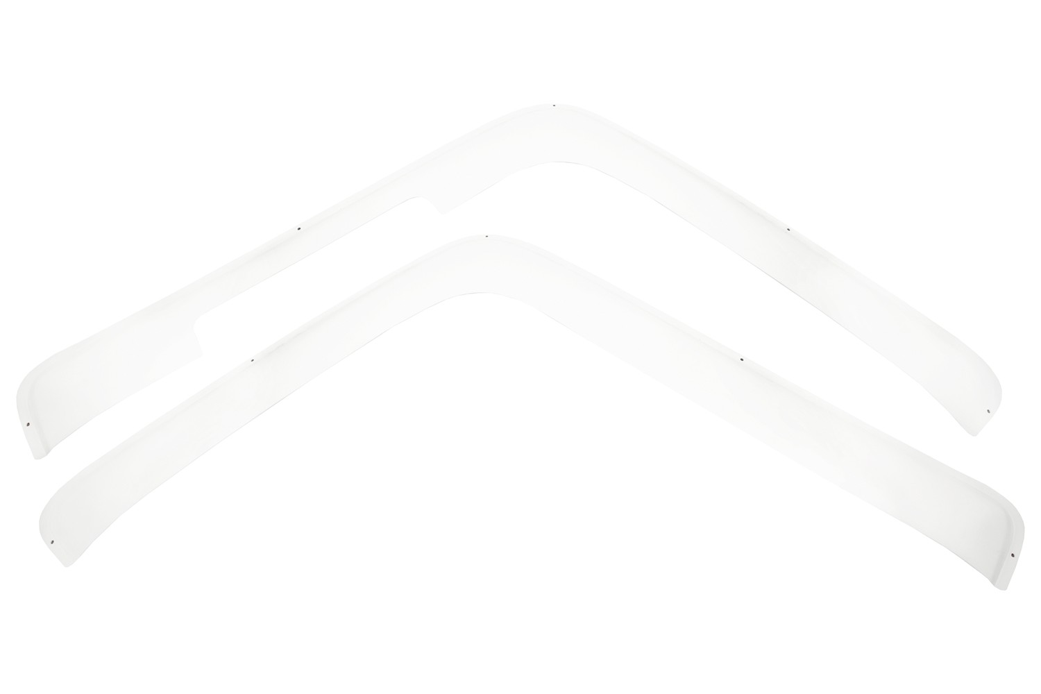 Дефлекторы окон, накладной, для JAC N200 2022- грузовик, белый / Джак Н200