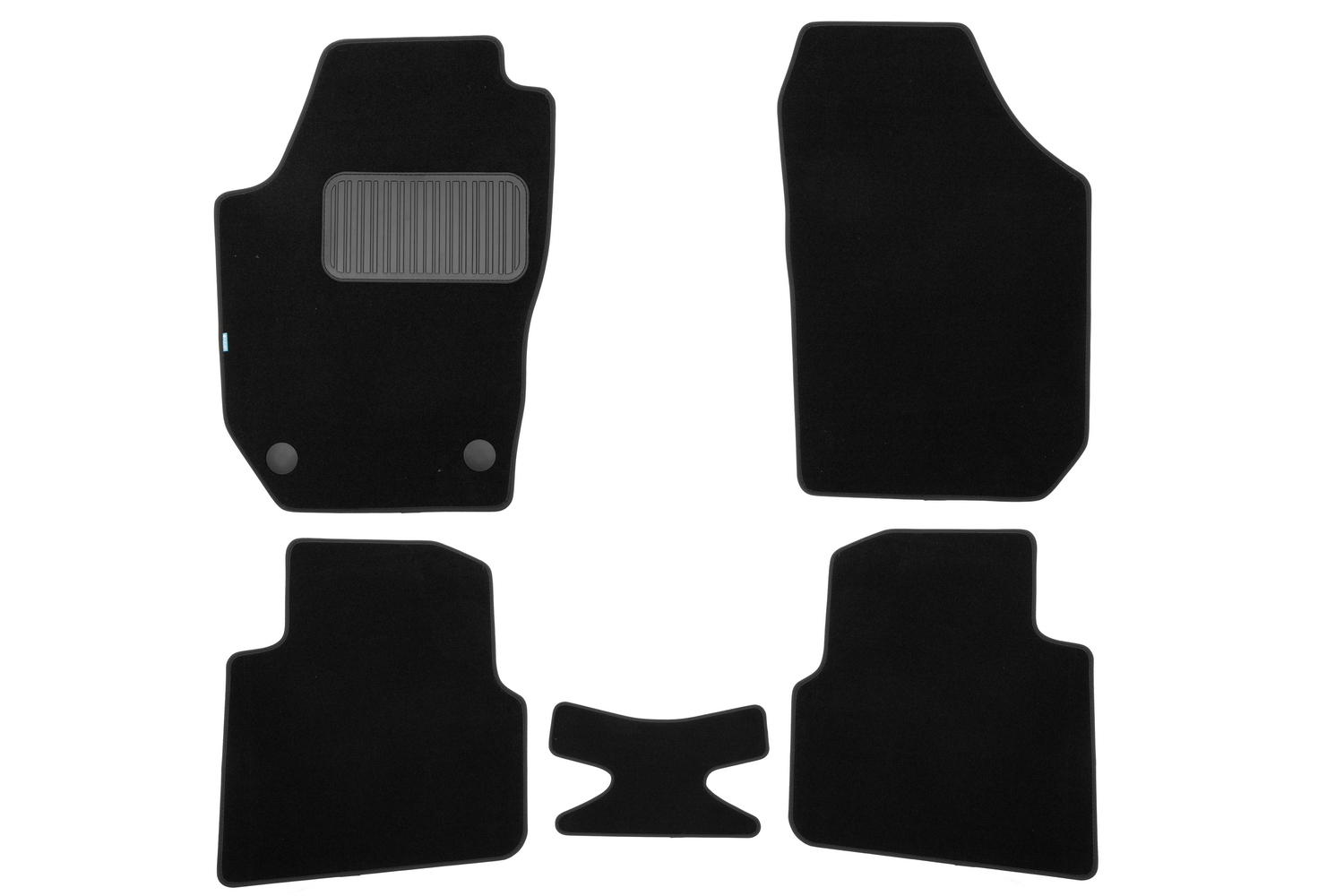 Коврики в салон Klever Premium SKODA Roomster 2006-2010, 2010-2015, ун., 5 шт. (текстиль) / Шкода Румстер