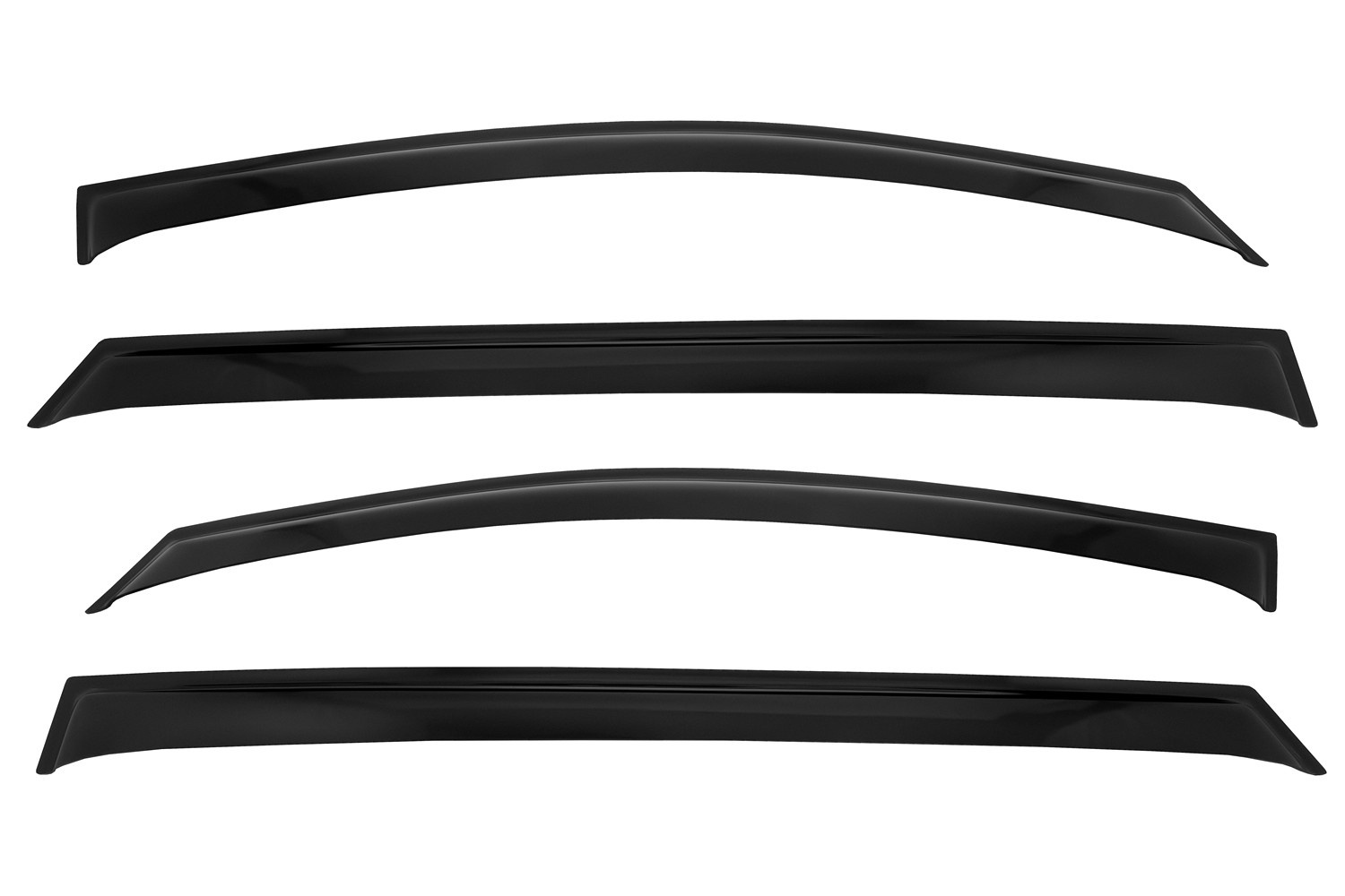 Дефлектор окон, НАКЛАДНОЙ скотч 3М, 4 шт., для LIVAN X3 PRO 2022-, кроссовер / Ливан Икс 3 Про