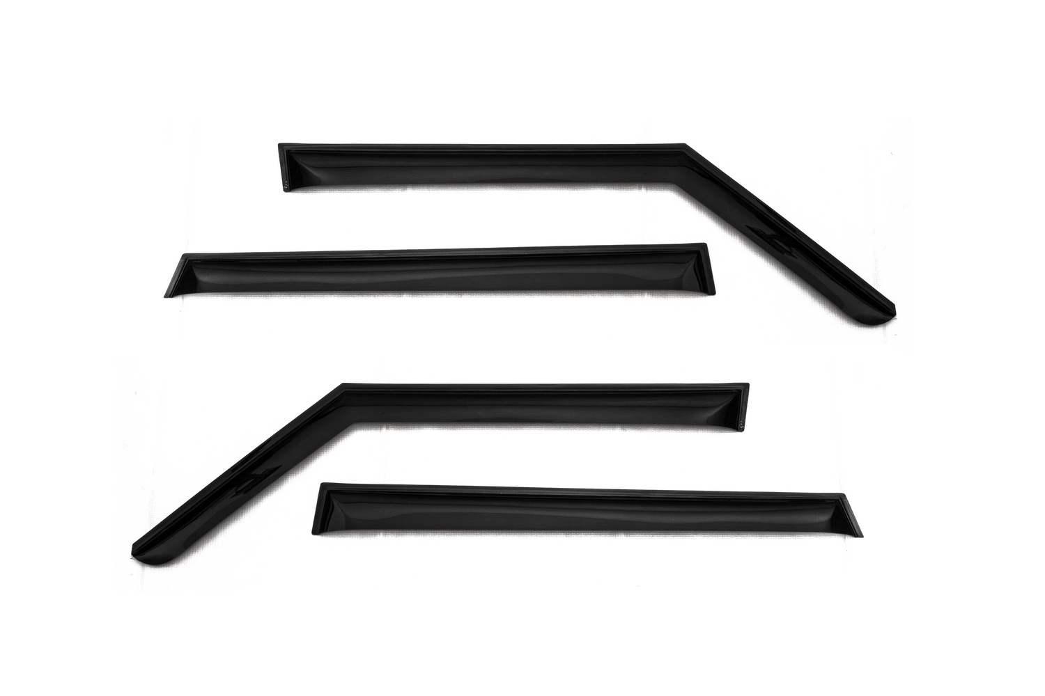 Дефлектор окон (НАКЛАДНОЙ скотч 3М) 4 шт. для KIA SOUL II 2013- хэтчбек / Киа Сол