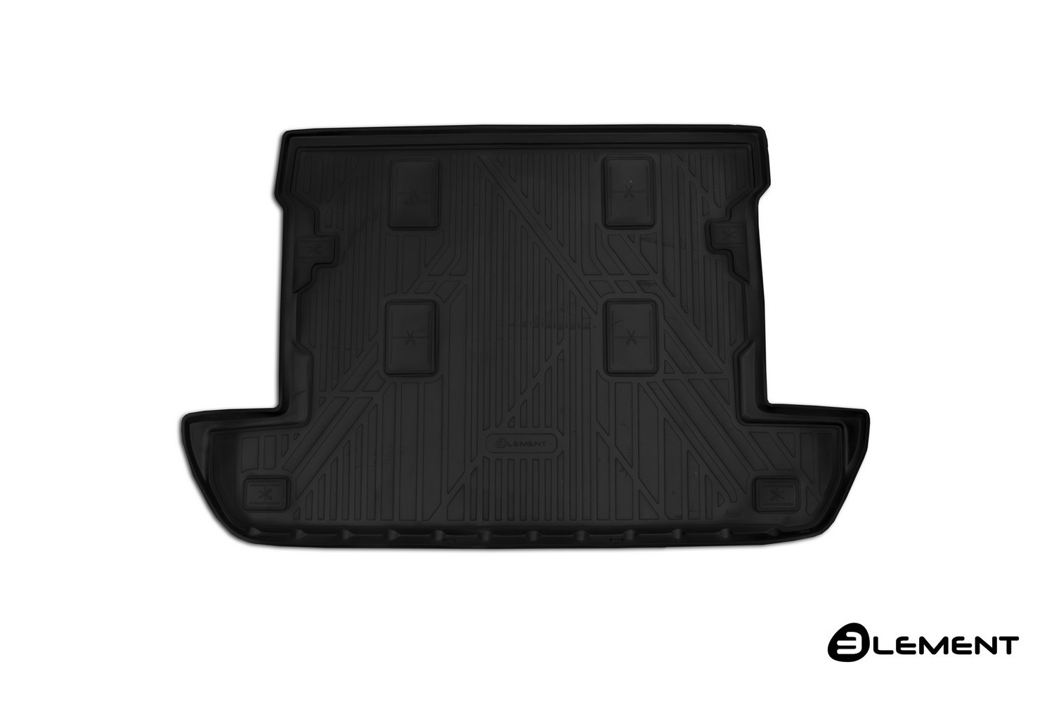 Коврик автомобильный, подходит для LEXUS LX, 2013-, кросс., 7 мест, кор., 1 шт. (полиуретан)