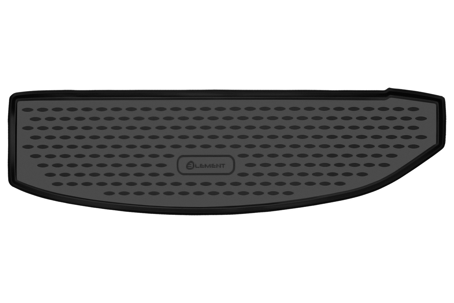 Коврик в багажник для CHERY TIGGO 8 Pro E+, 2023-, гибрид, 7 мест, 3 ряд разложен, 1шт. (полиуретан) / Черри Тигго 8 Про Е