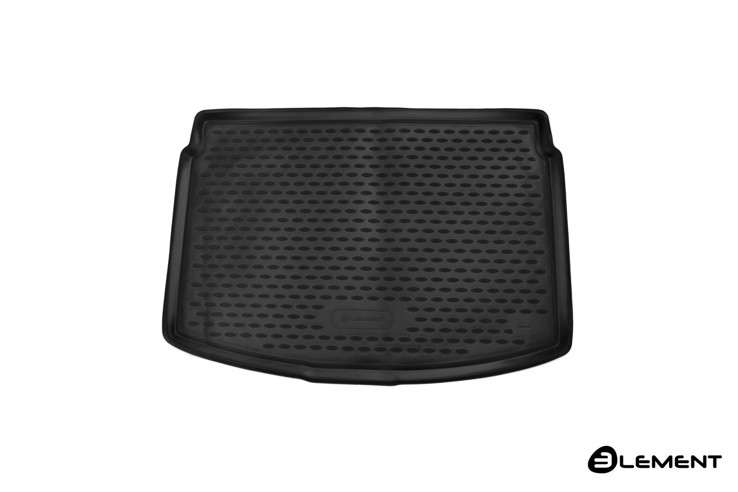 Коврик в багажник для TOYOTA Vitz, 2010-2016, хб., правый руль, 1 шт. (полиуретан) / Тойота Витц