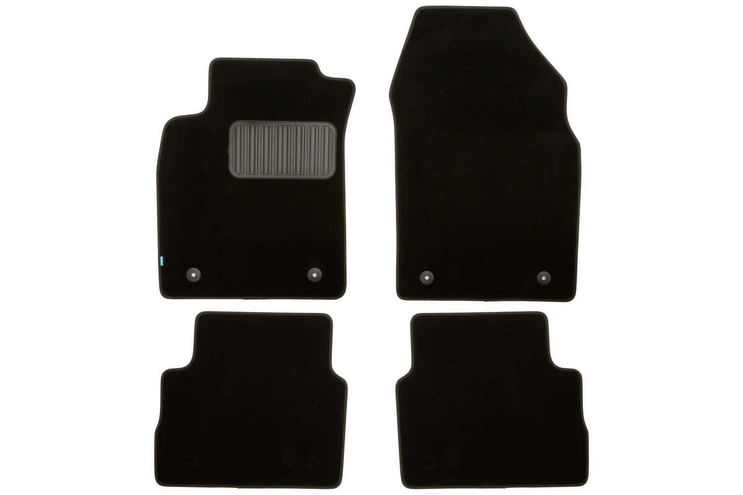 Коврики в салон Klever Premium OPEL Vectra C АКПП 2002-2005, 2005-2008, сед., 4 шт. (текстиль) / Опель Вектра