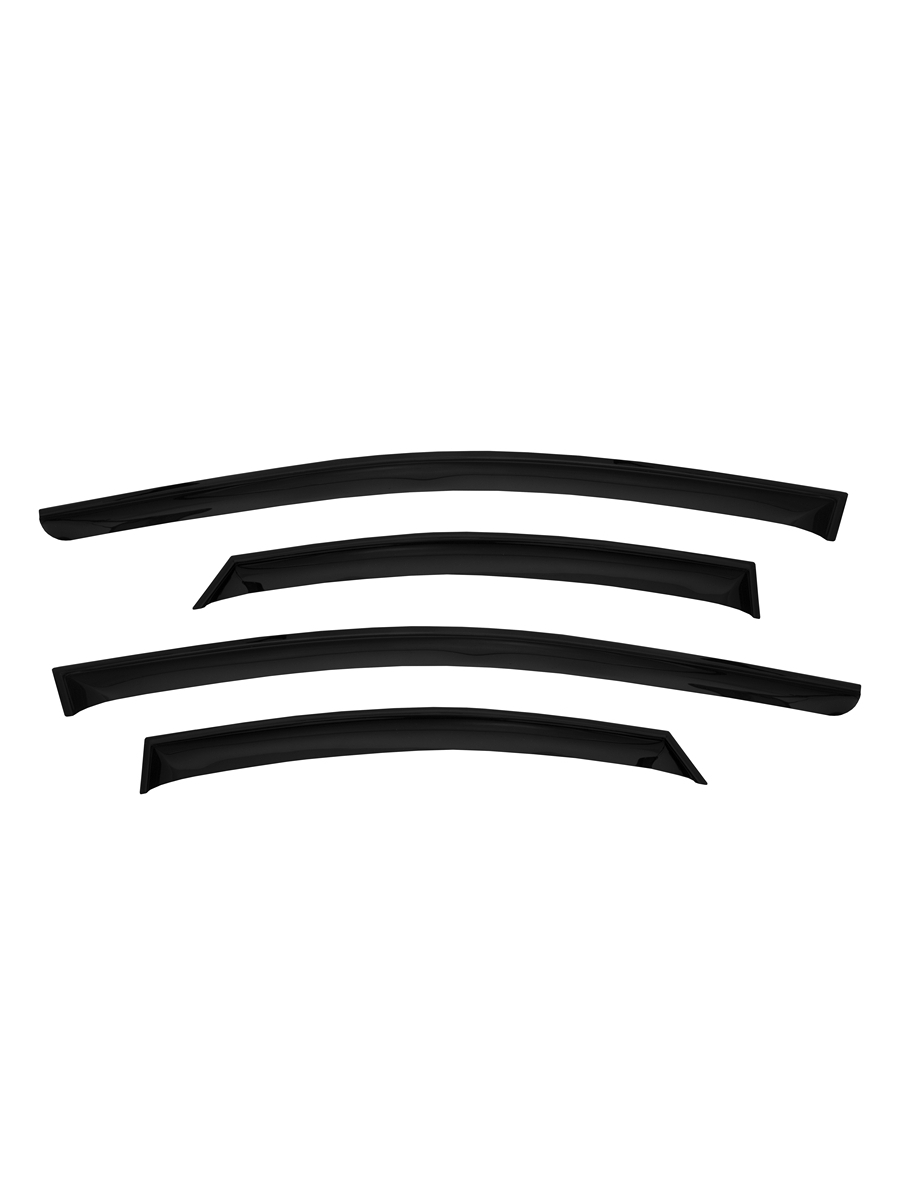 Дефлектор окон (НАКЛАДНОЙ скотч 3М) (4 шт.) для ВАЗ 2191 "Гранта" лифтбек 2011- / Лада Гранта