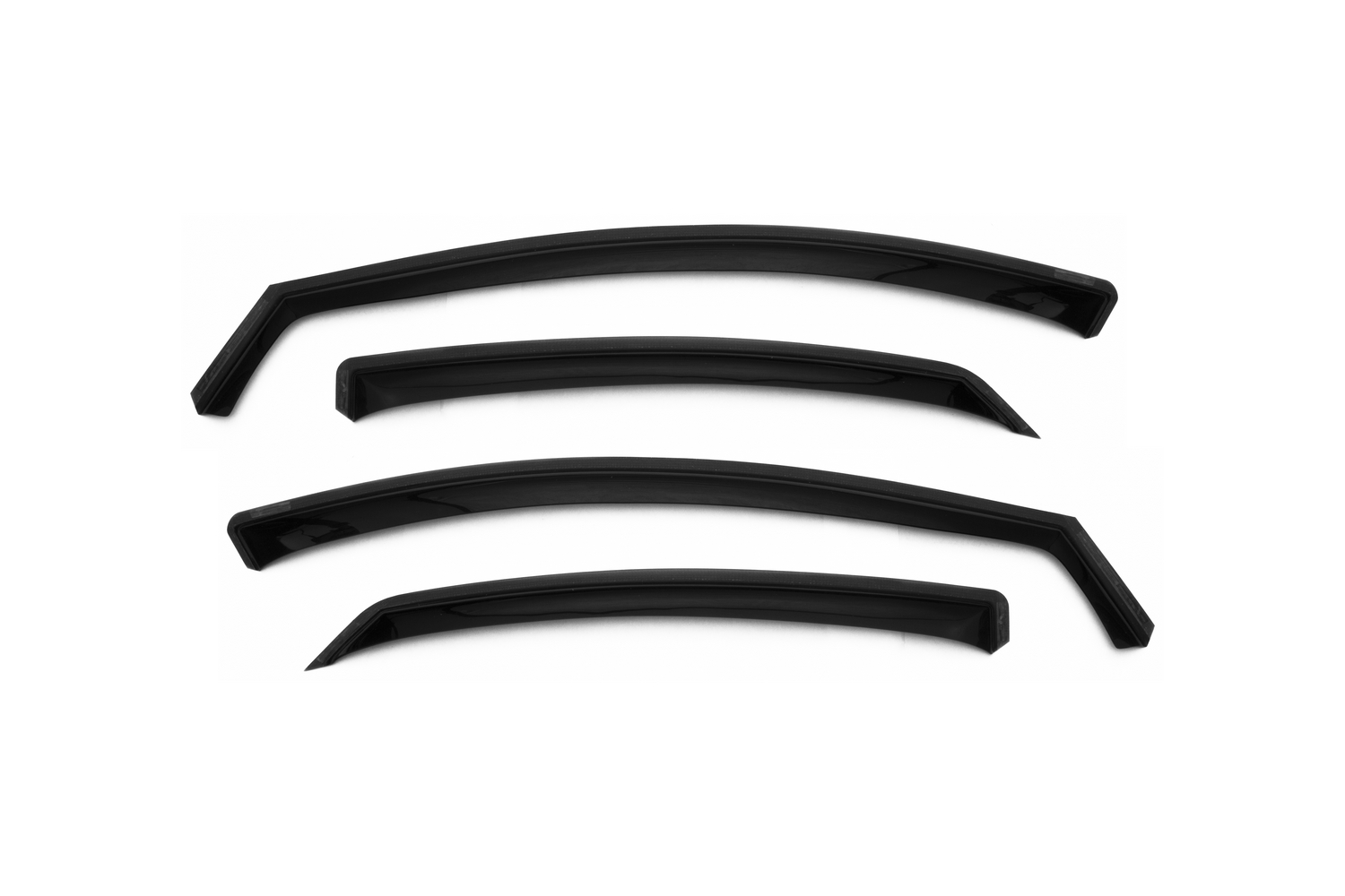 Дефлектор окон, 4 шт., для LADA VESTA I sd, 2015-, вставной под резинку / Лада Веста