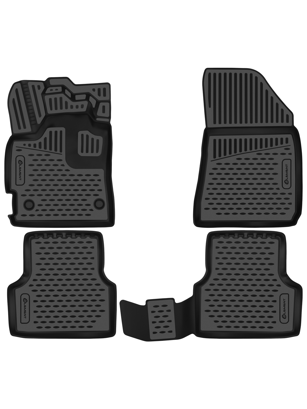 Коврики 3D в салон подходят для LADA (ВАЗ) Iskra 2025-, Седан, 4 шт. (полиуретан) / Лада Искра