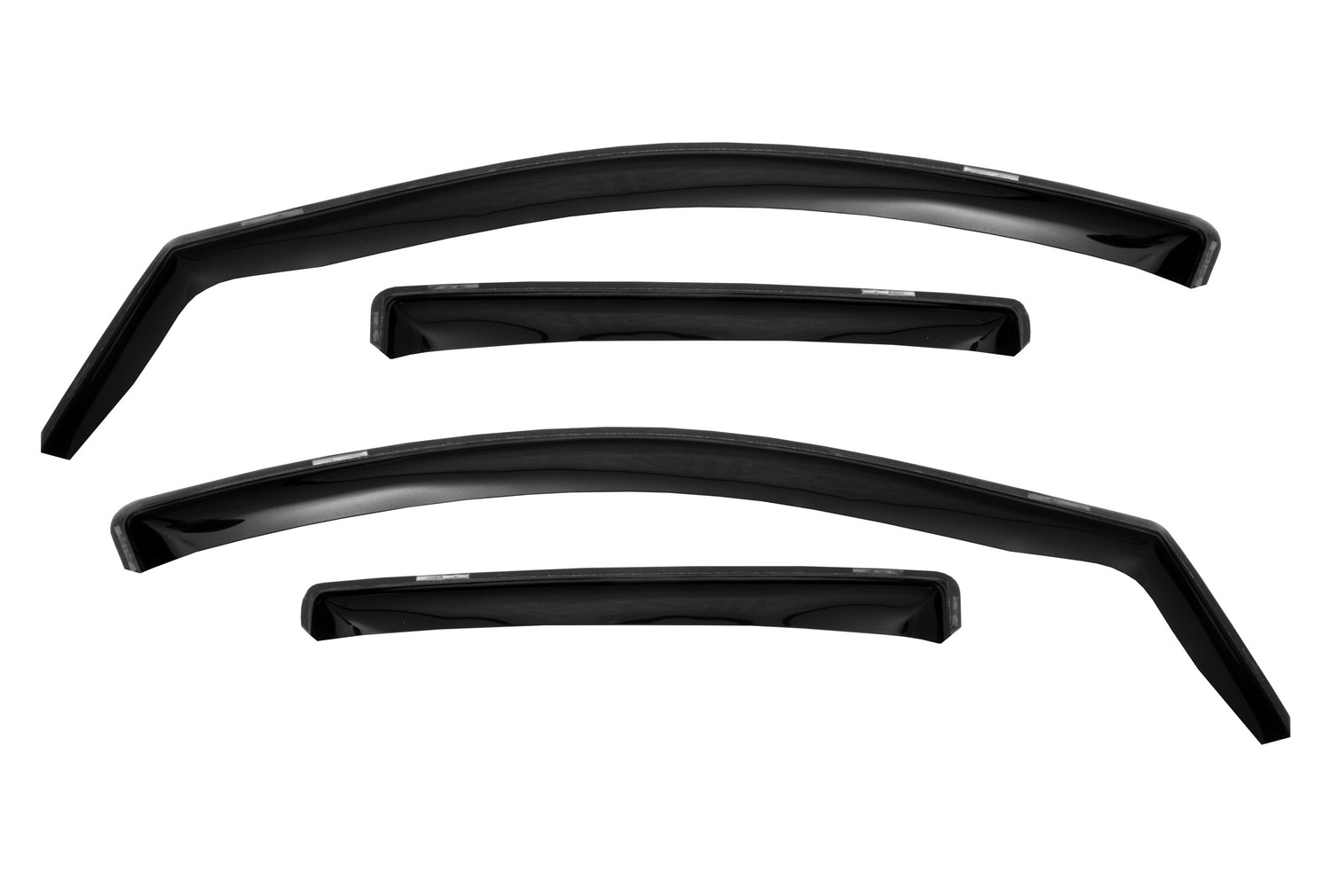 Дефлектор окон (ВСТАВНОЙ ПОД РЕЗИНКУ), 4 шт., для CHEVY Silverado Crew Cab, 2019-2021, пикап / Шевроле Сильверадо