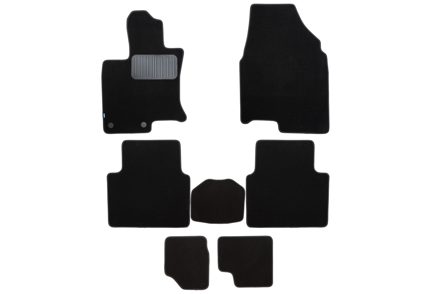 Коврики в салон Klever Premium NISSAN Qashqai+2 2008-2010, 2010-2013, кросс., 7 шт. (текстиль) / Ниссан Кашкай