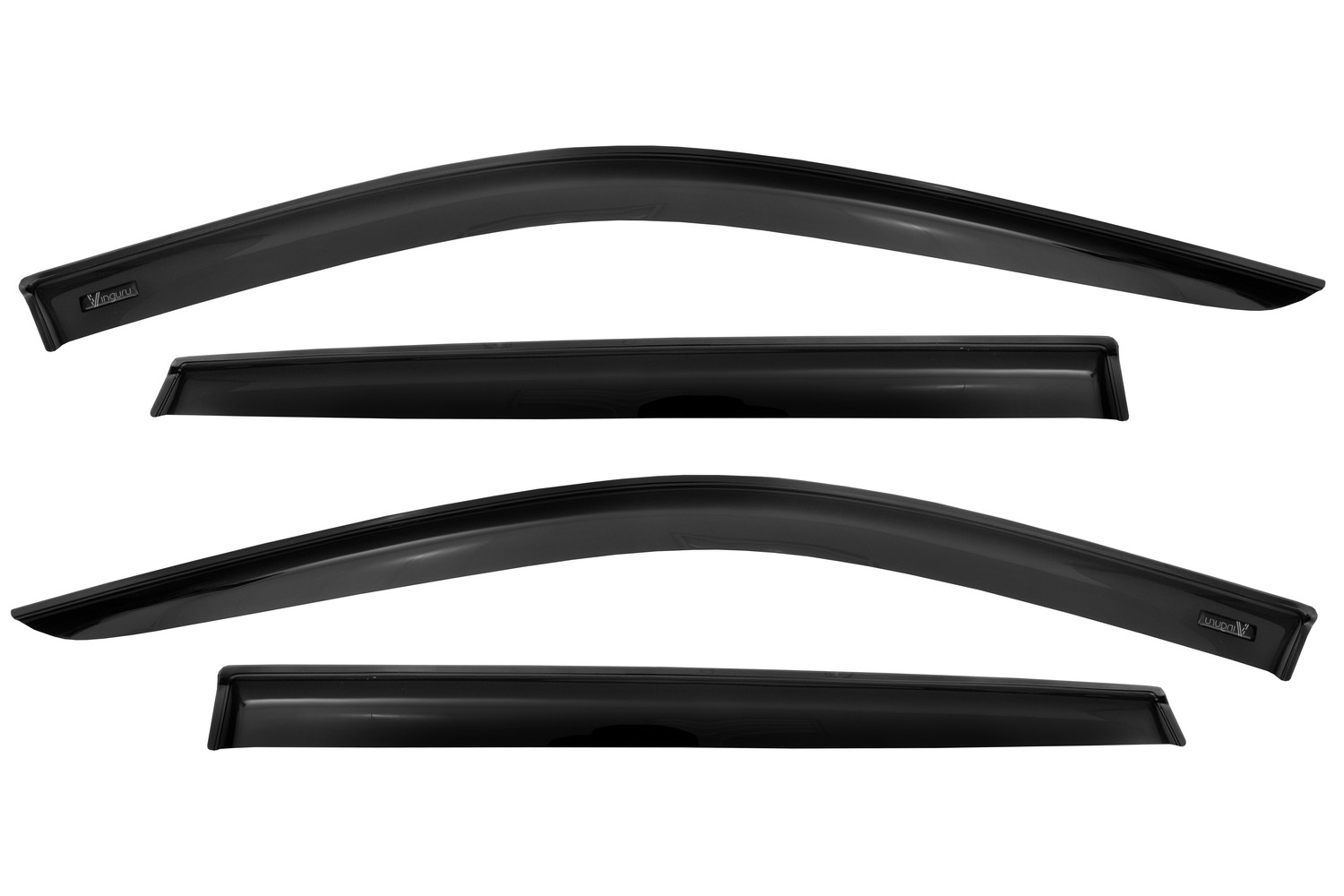 Дефлекторы окон Vinguru HAVAL F7 2019 - 2024 /кроссовер/накладные/скотч/к-т 4 шт./акрил / Хавал Ф7
