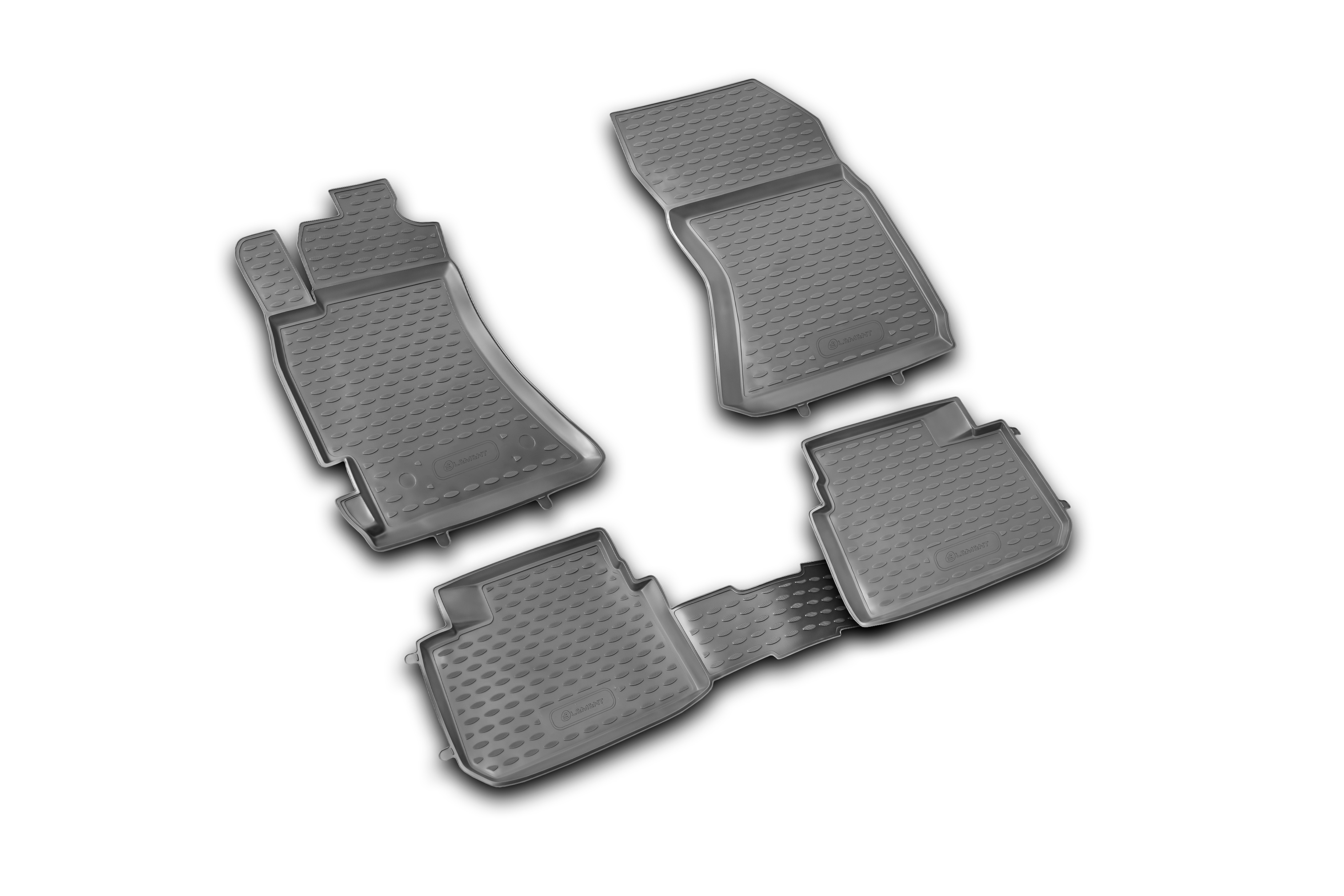Коврики в салон, подходит для SUBARU Forester, 2008-2013 4 шт. (полиуретан)