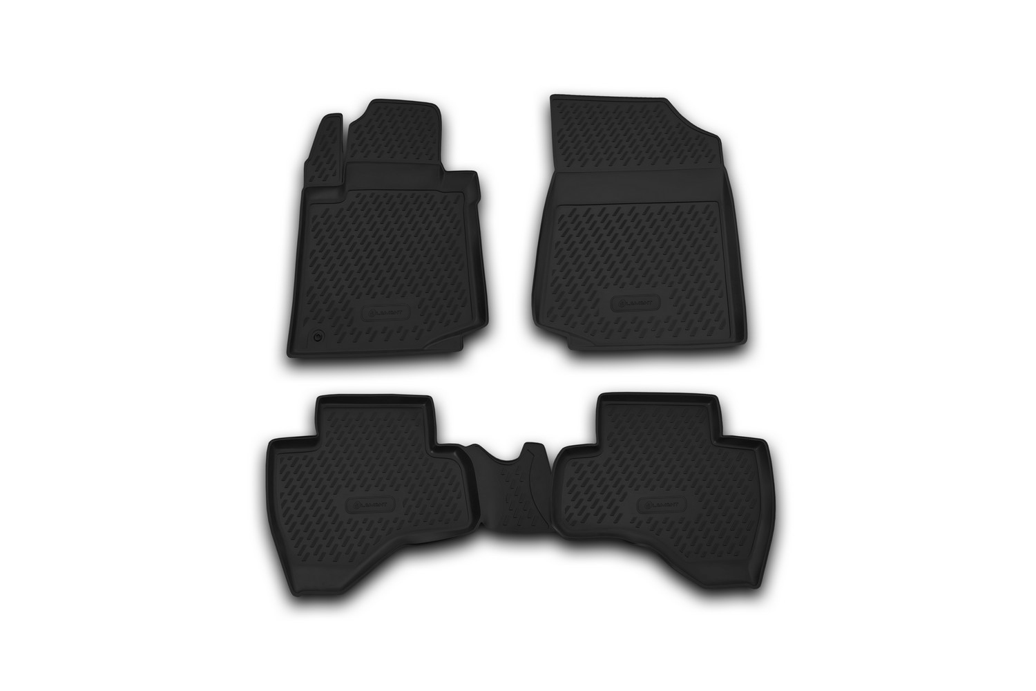 Коврики в салон, подходит для PEUGEOT 107 11/2008-2014, 4 шт.