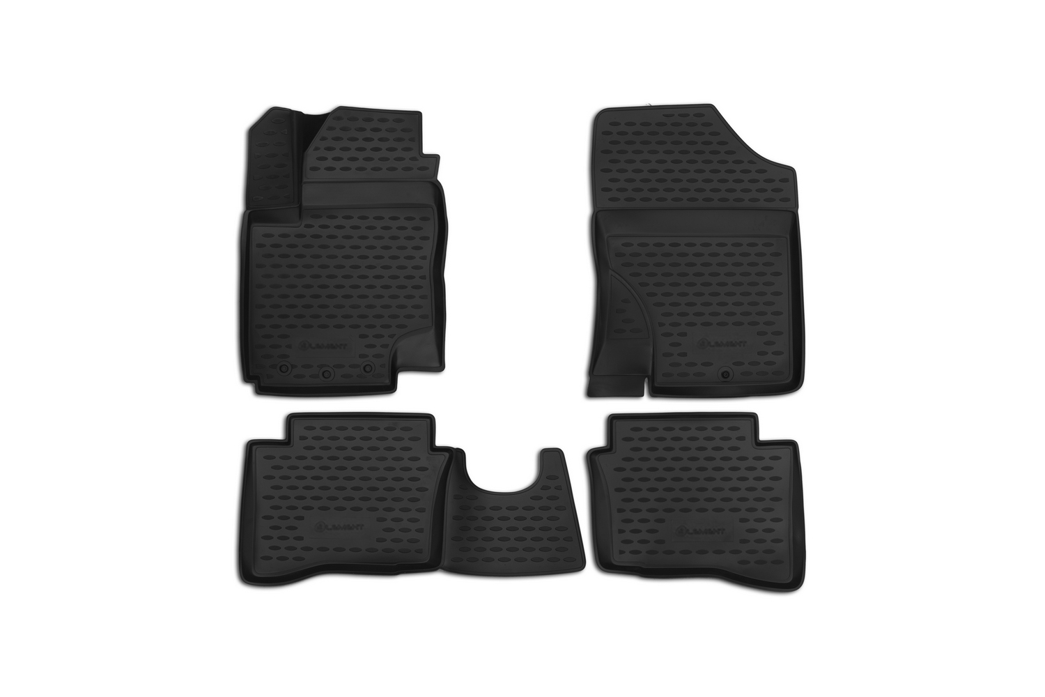 Коврики 3D в салон HYUNDAI i20 2009- 4 шт. (полиуретан) / Хендай Ай20