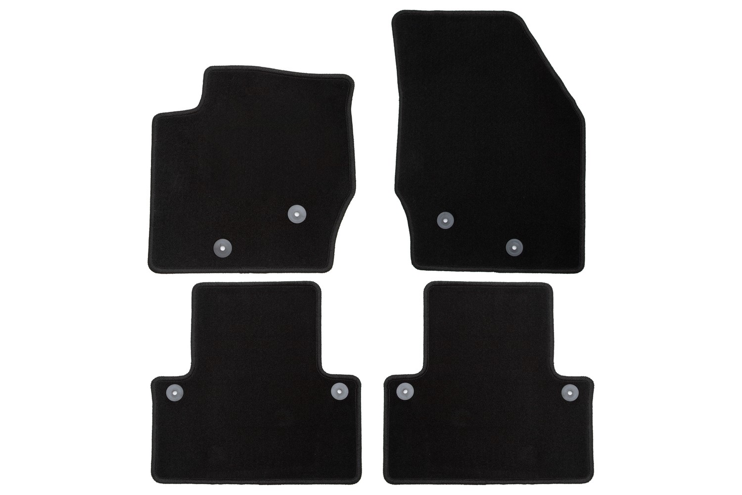 Коврики в салон Klever Econom VOLVO XC90 АКПП 2002-2006, 2006-2014, внед., 4 шт. (текстиль) / Вольво ХС90