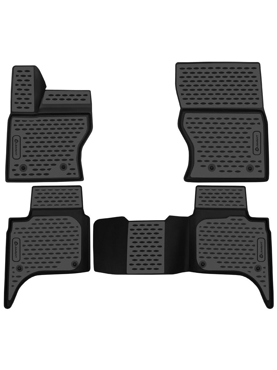 Коврики 3D в салон, подходит для LAND ROVER Range Rover Sport, 2013-2022, 4 шт. (полиуретан)