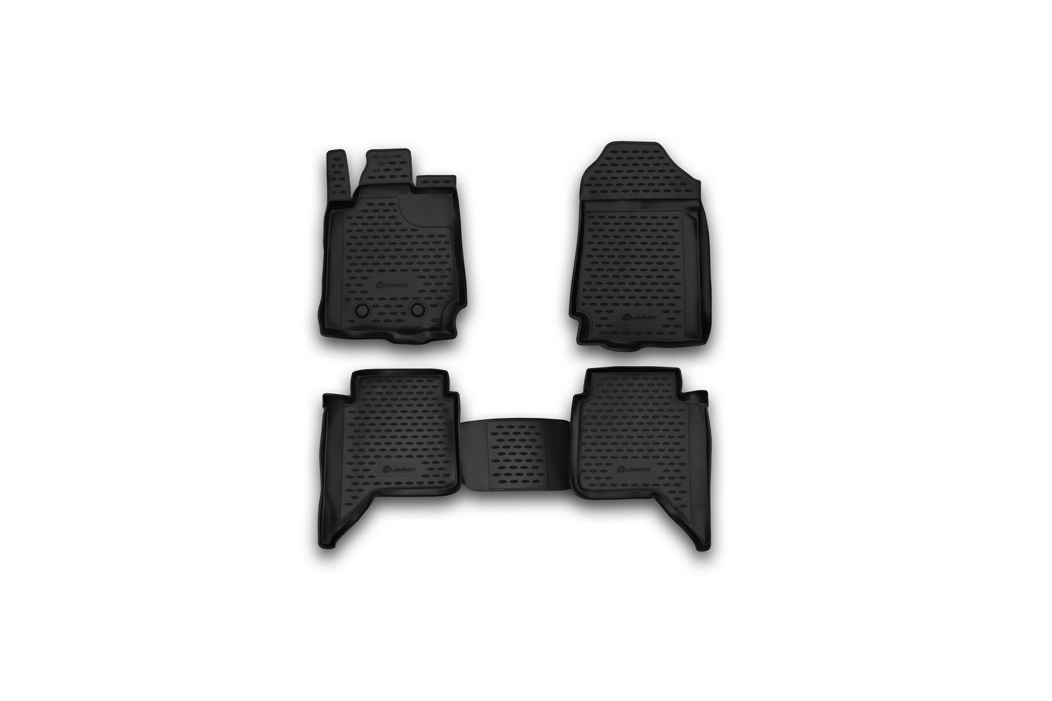 Коврики в салон FORD Ranger, 4 doors, 2011-2022 4 шт. (полиуретан) / Форд Ранджер