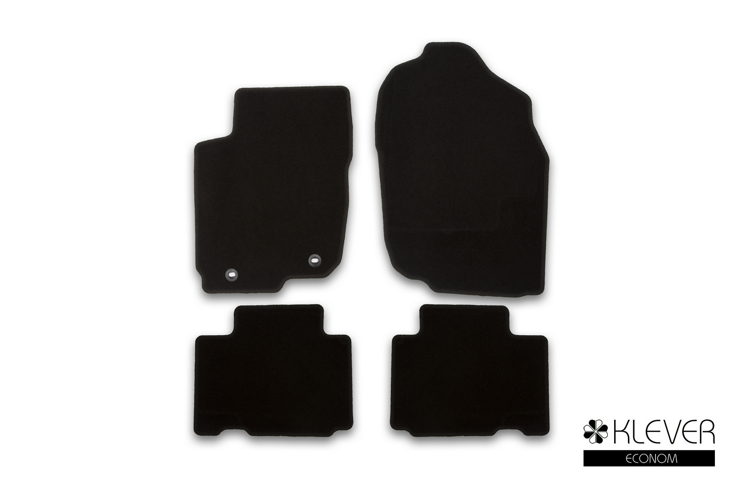 Коврики в салон Klever Econom TOYOTA Rav 4, 2015-2019, кросс., 4 шт. (текстиль) / Тойота Рав 4