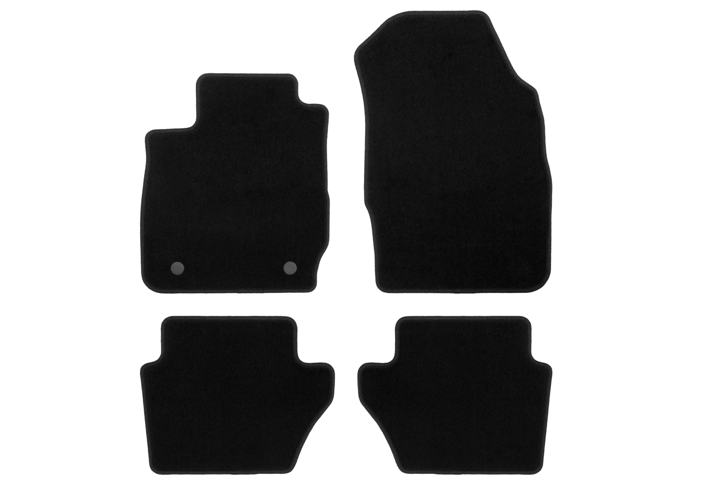 Коврики в салон Klever Econom FORD Fiesta 3D 2008-2013, 2012-2019, хб., 4 шт. (текстиль) / Форд Фиеста