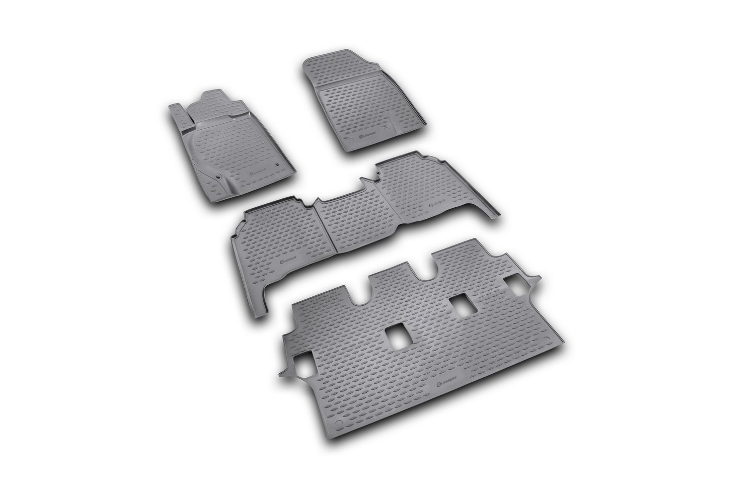 Коврики в салон TOYOTA Land Cruiser 200 11/2007-2012 4 шт. (полиуретан) / Тойота Ленд крузер