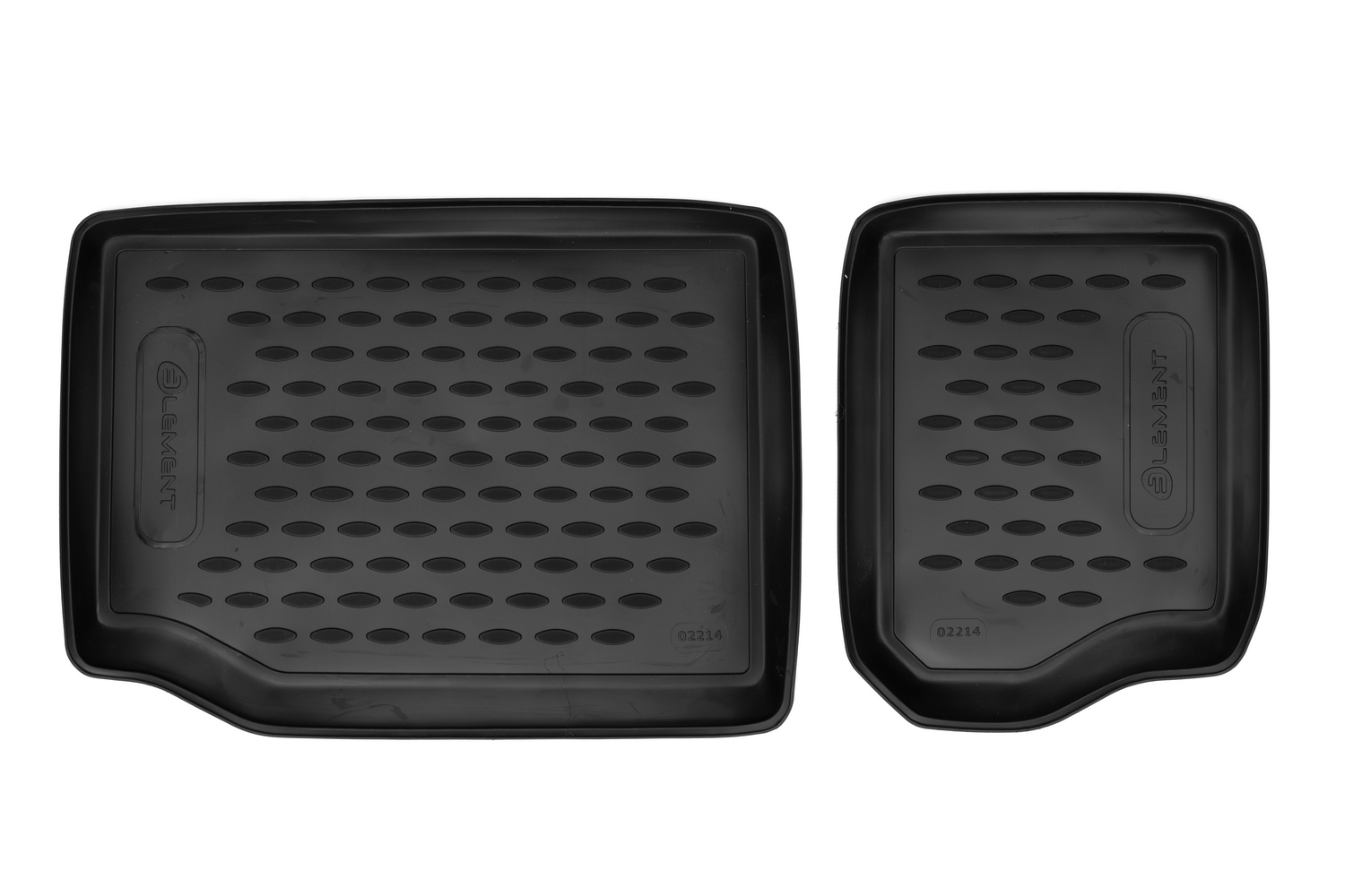 Коврики в салон подходят для SEAT Tarraco, 2019->  кроссовер,3d row, Европа, 2шт. (полиуретан)