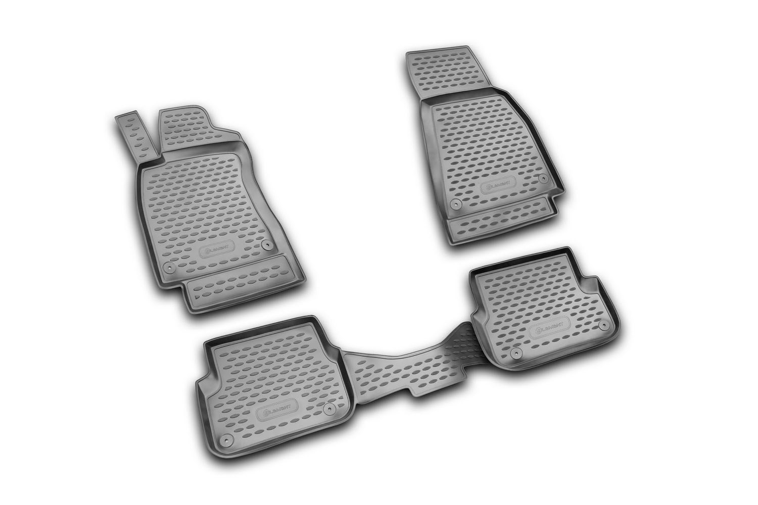 Коврики в салон, подходит для AUDI A-6 III  (С6), 2006-2011, 4 шт. (полиуретан, серые)